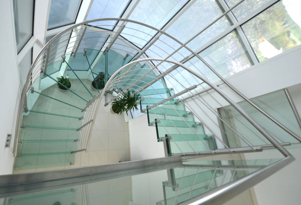 Sevilla Glass Helical, Siller Treppen/Stairs/Scale Siller Treppen/Stairs/Scale Stairs Glass