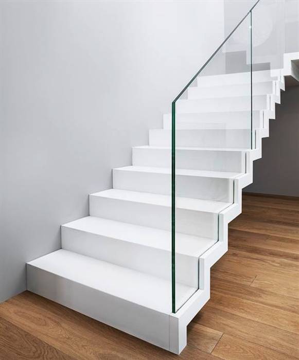 Oleh Siller Treppen Stairs Scale Modern Marmer Homify