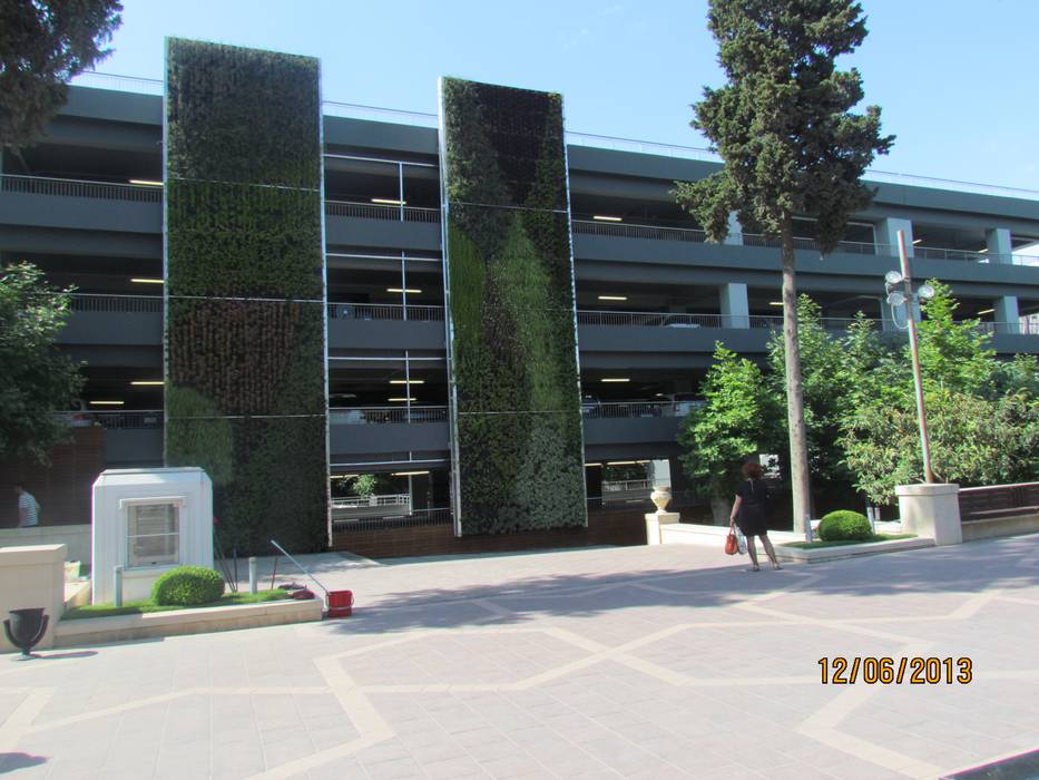 Azerbeycan/Bakü Fountain Car Park, AÇI PROJE MİM. İNŞ. AÇI PROJE MİM. İNŞ. Powierzchnie handlowe Salony samochodowe