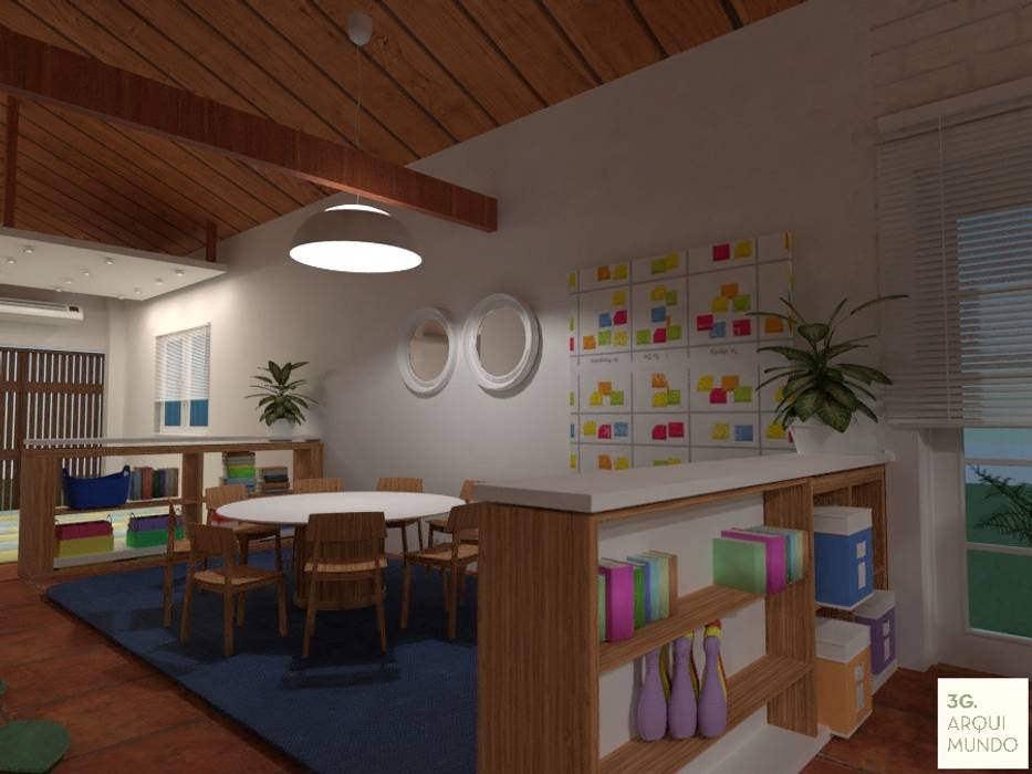 Sala de niños mayores Arquimundo 3g - Diseño de Interiores - Ciudad de Buenos Aires Espacios comerciales Escuelas