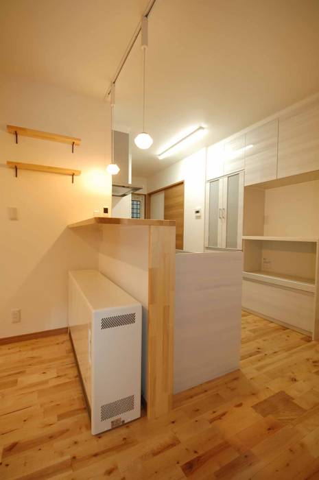 Home Plan Kiyotake 一級建築士事務所 清武建設built In Kitchens Solid Wood Wood Effect Homify