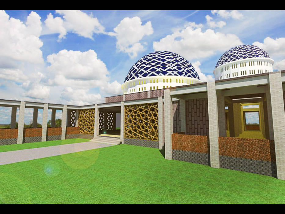 Perspective 1 Equator.Architect Masjid,Mosque,Architecture,Arsitektur,Minimalis,Minimalist