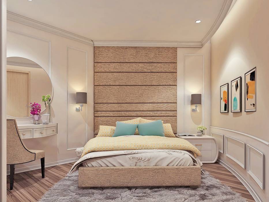 Apartemen City View Mrs. M, Lighthouse Architect Indonesia Lighthouse Architect Indonesia Colonial style bedroom