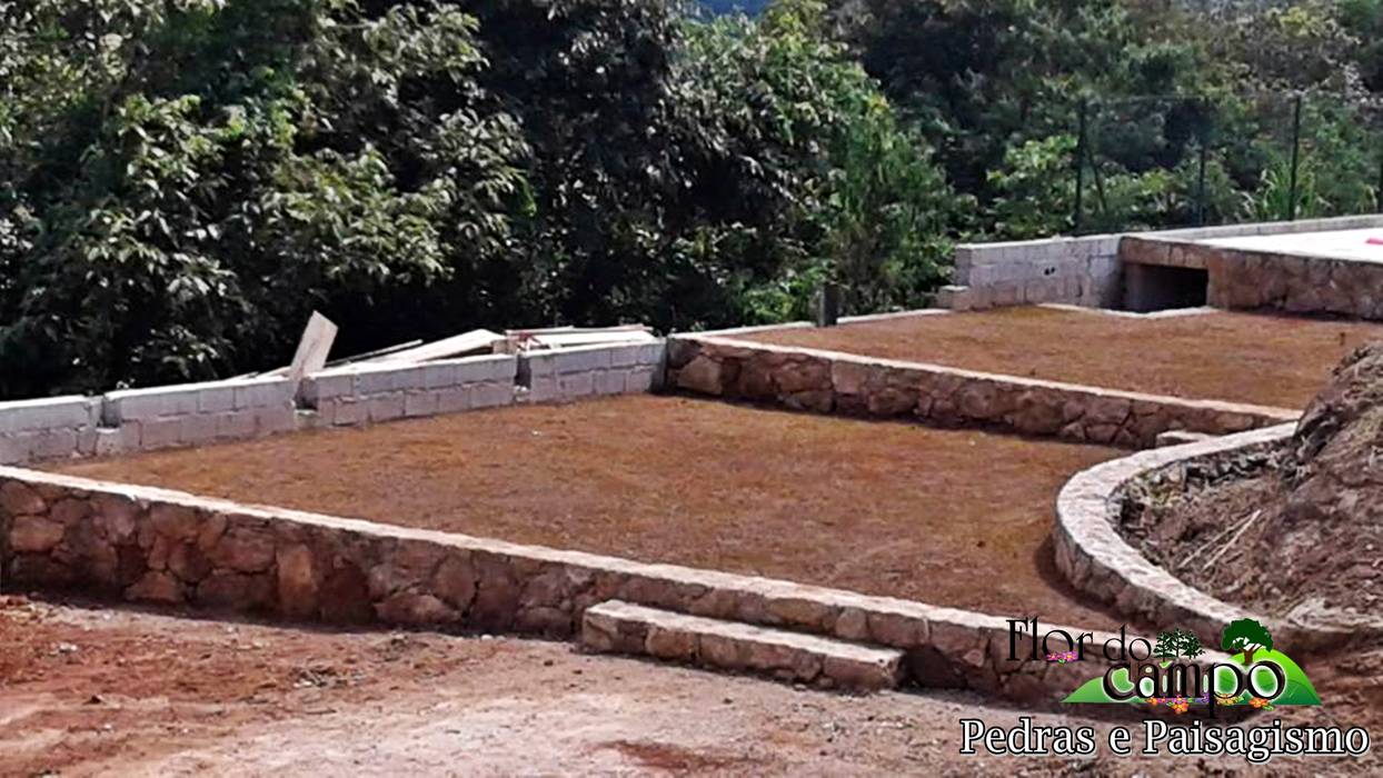 Exemplos de muros, muretas e revestimento de pedras para vários lugares de sua casa, Flor do Campo Pedras e Paisagismo Flor do Campo Pedras e Paisagismo Pool Pool