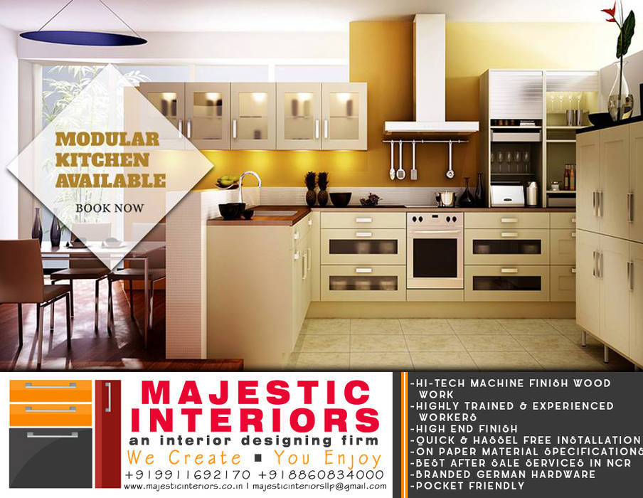 MODULAR KITCHEN IN FARIDABAD and GURGOAN, MAJESTIC INTERIORS | Best Interior Designers in Faridabad MAJESTIC INTERIORS | Best Interior Designers in Faridabad キッチン収納