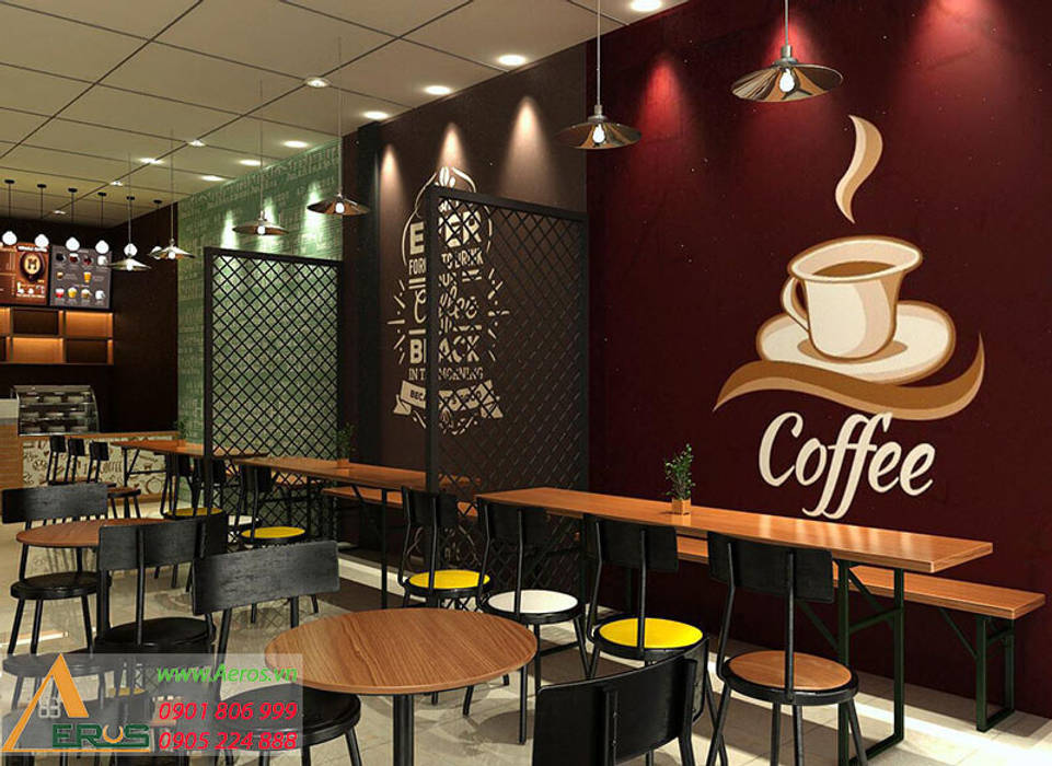 Thiet Ke Thi Cong Quan Cafe Cafe & Bakery Tai Bien Hoa, xuongmocso1 xuongmocso1 Commercial spaces Văn phòng & cửa hàng