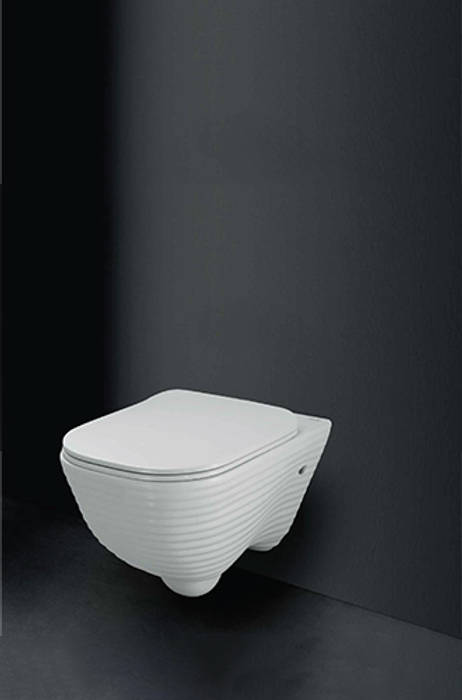 Wall Mounted Water Closet (Matte White) - Le Forme queobathrooms Modern Bathroom Ceramic