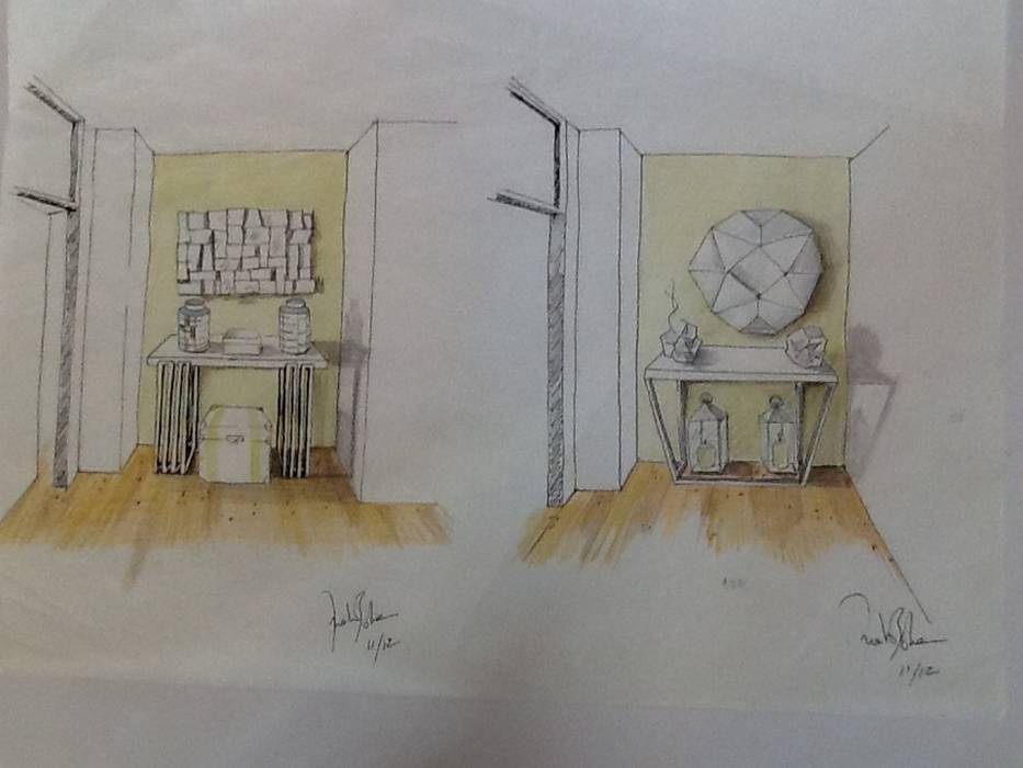 Apartamento Lisboa Av. da Liberdade-Sketch 2013, Atelier Ana Leonor Rocha Atelier Ana Leonor Rocha