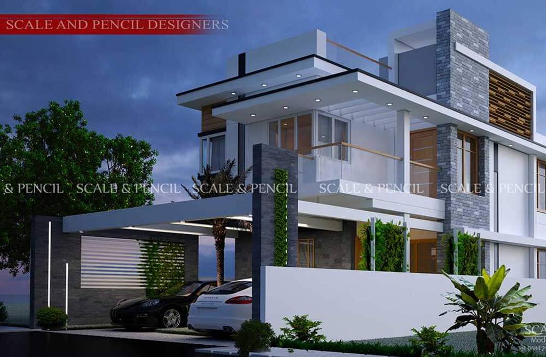 Eye catchy modern home designs Scale And Pencil