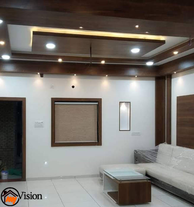 Living Room Ceiling Design Modern Living Room By My Vision Interiors Modern Homify