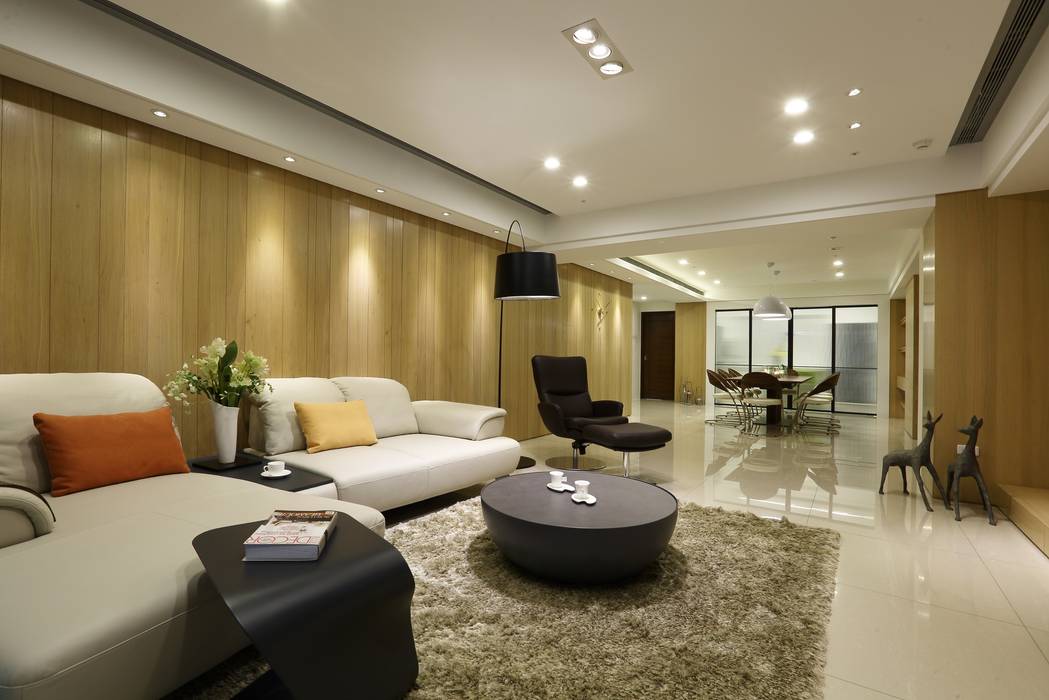 與木薈萃, 雅群空間設計 雅群空間設計 Scandinavian style living room