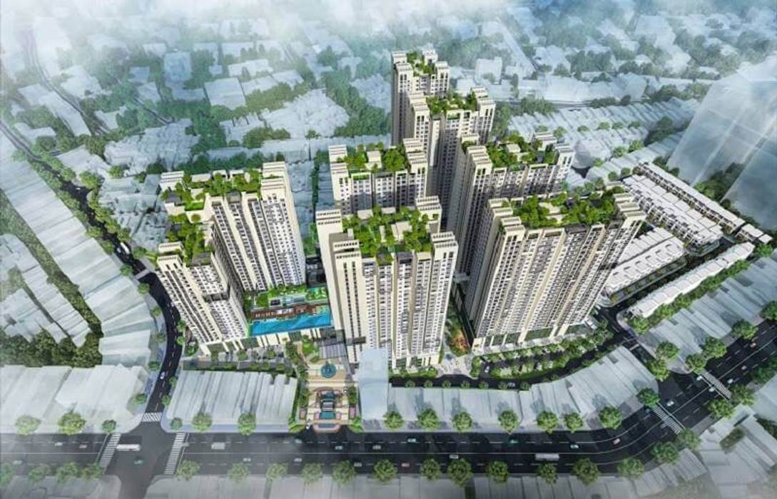 Thiêt kê thi cêng căn hô chi Duyên - Chung cư The Century Quân 3, xuongmocso1 xuongmocso1 Commercial spaces Tòa nhà văn phòng