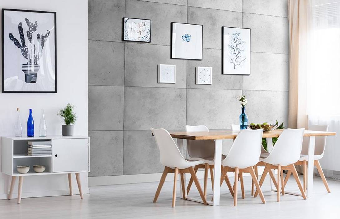 Wandpaneele in Betonoptik für den angesagten Industrial Style, Loft Design System Deutschland - Wandpaneele aus Bayern Loft Design System Deutschland - Wandpaneele aus Bayern Modern Dining Room