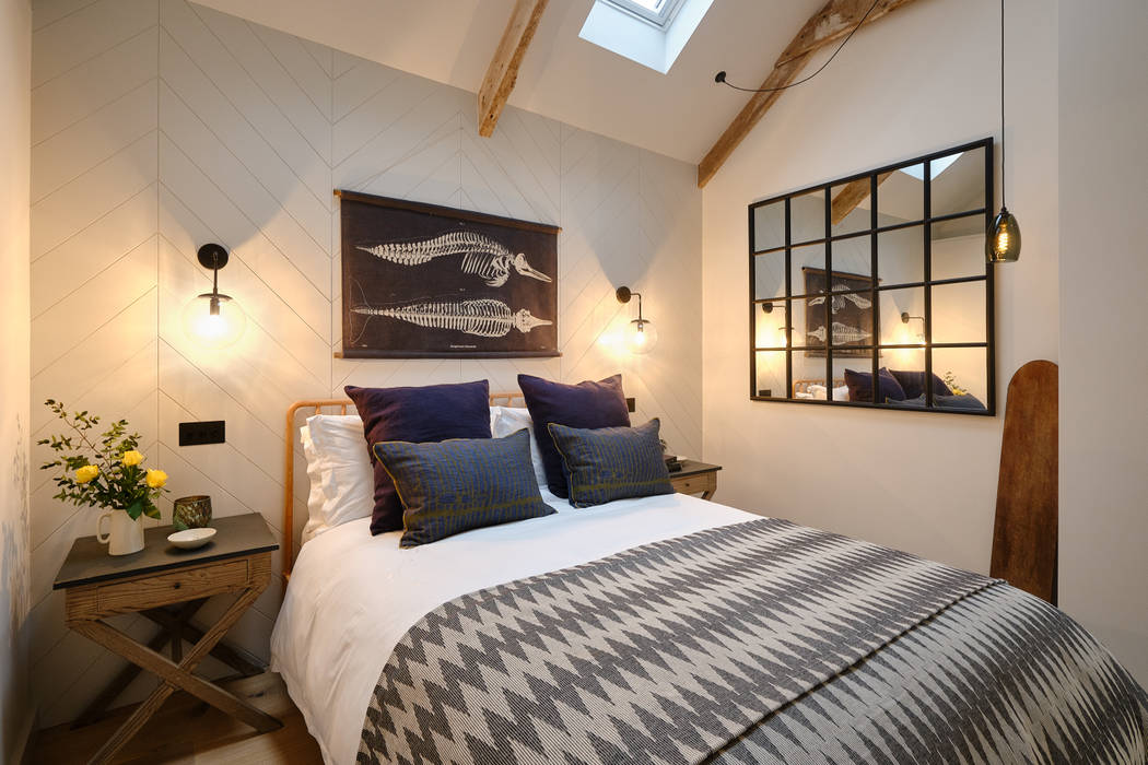 The Nook, Near Rock | Cornwall, Perfect Stays Perfect Stays Scandinavian style bedroom