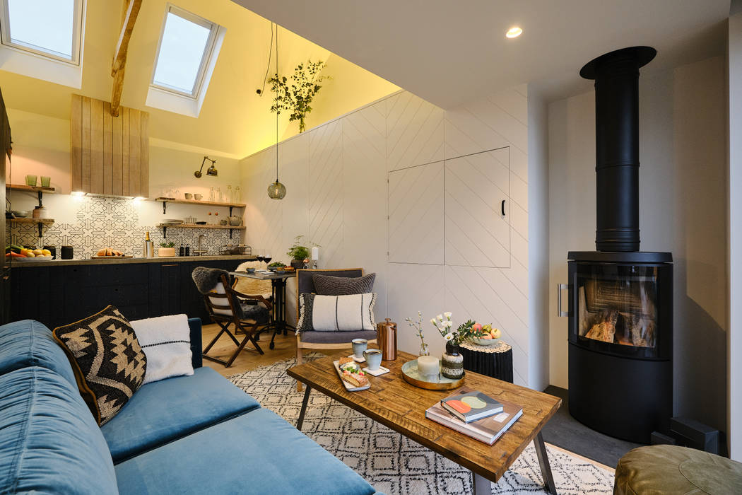 The Nook, Near Rock | Cornwall, Perfect Stays Perfect Stays Scandinavian style living room