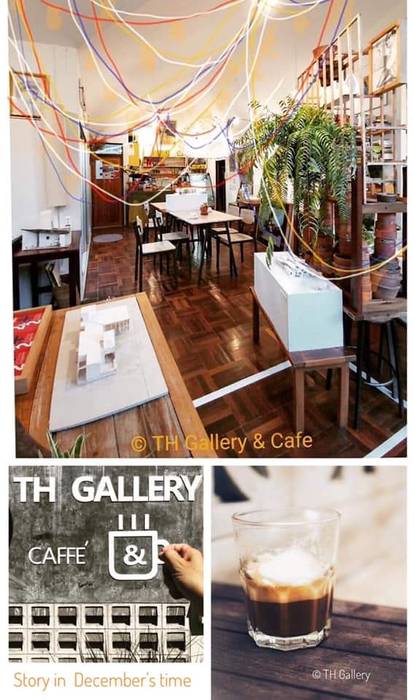 TH​ Gallery​ & Cafe​, THstudio Architects​ THstudio Architects​ บ้านสำหรับครอบครัว ไม้จริง Multicolored