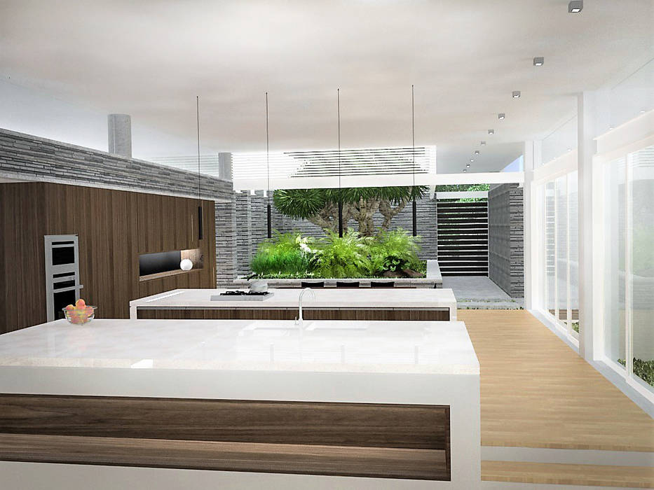 Sonoma, RRA Arquitectura RRA Arquitectura Cocinas de estilo minimalista Piedra