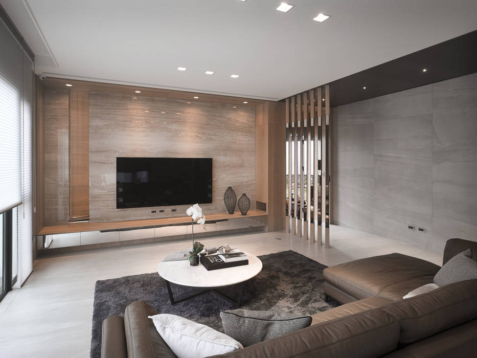誠泰大院_框景之家, 形構設計 Morpho-Design 形構設計 Morpho-Design Modern living room
