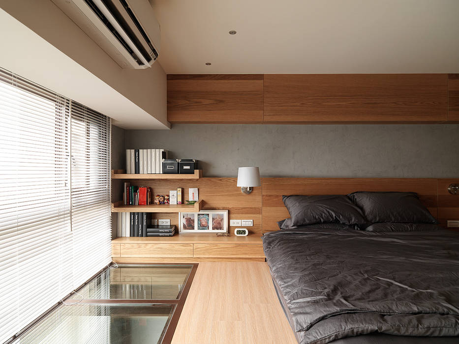 光透, 形構設計 Morpho-Design 形構設計 Morpho-Design Modern Bedroom