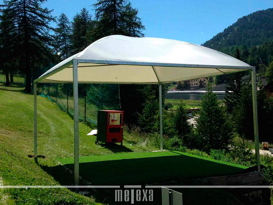 Gazebo in ferro: Metexa rende i tuoi spazi esterni più vivibili e friubili tutto l'anno , METEXA SAS METEXA SAS Modern garden Iron/Steel