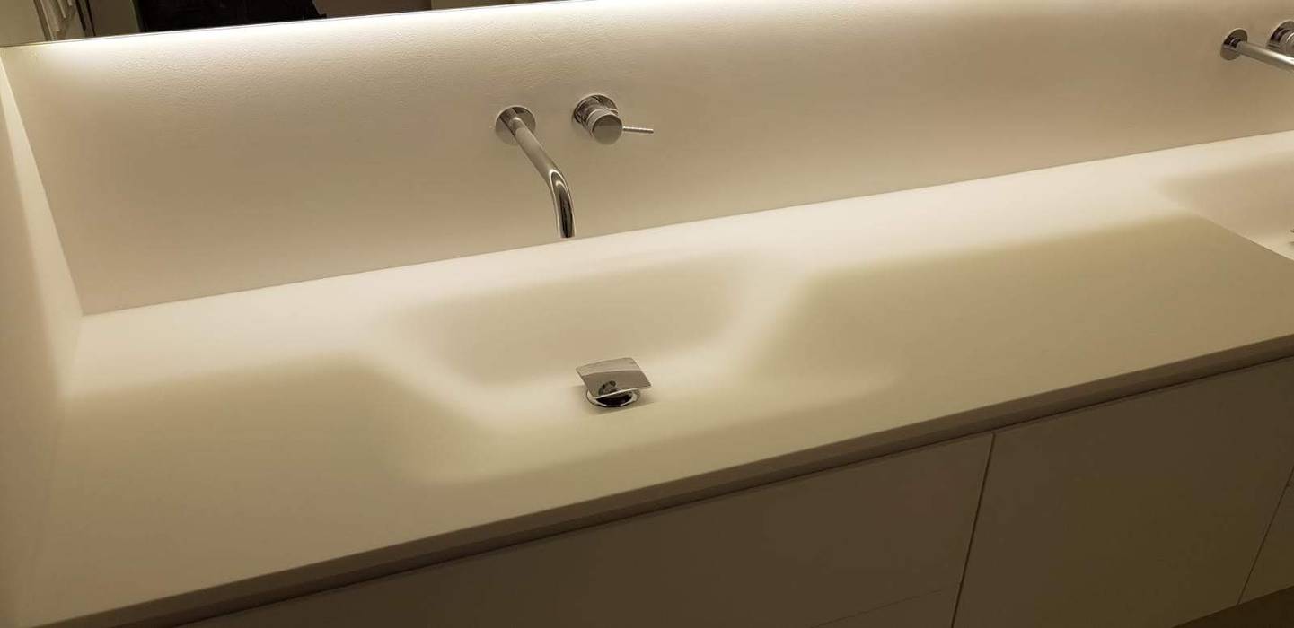 Encimera de baño , INNOBANYS solid surface INNOBANYS solid surface Modern bathroom