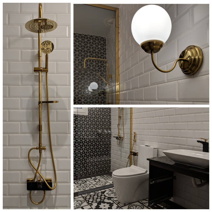 فيلا موديرن بالرياض, FN Design FN Design Modern bathroom