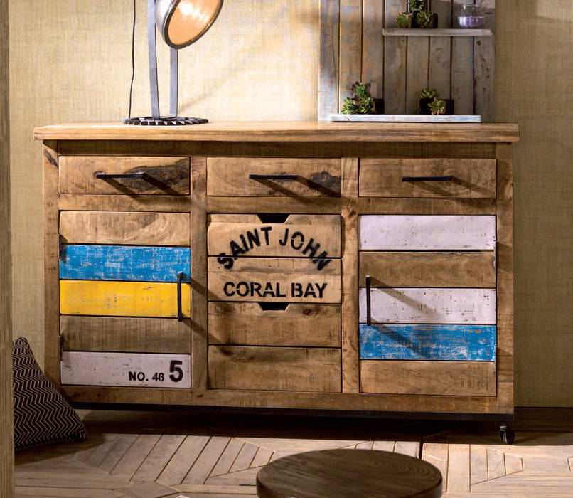 Credenza Saint nuovimondi di Flli Unia snc Soggiorno in stile industriale Armadietti & Credenze