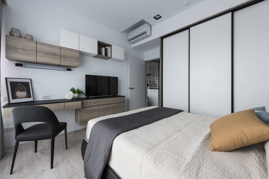 延 ‧ 靜, 築川設計 築川設計 Scandinavian style bedroom