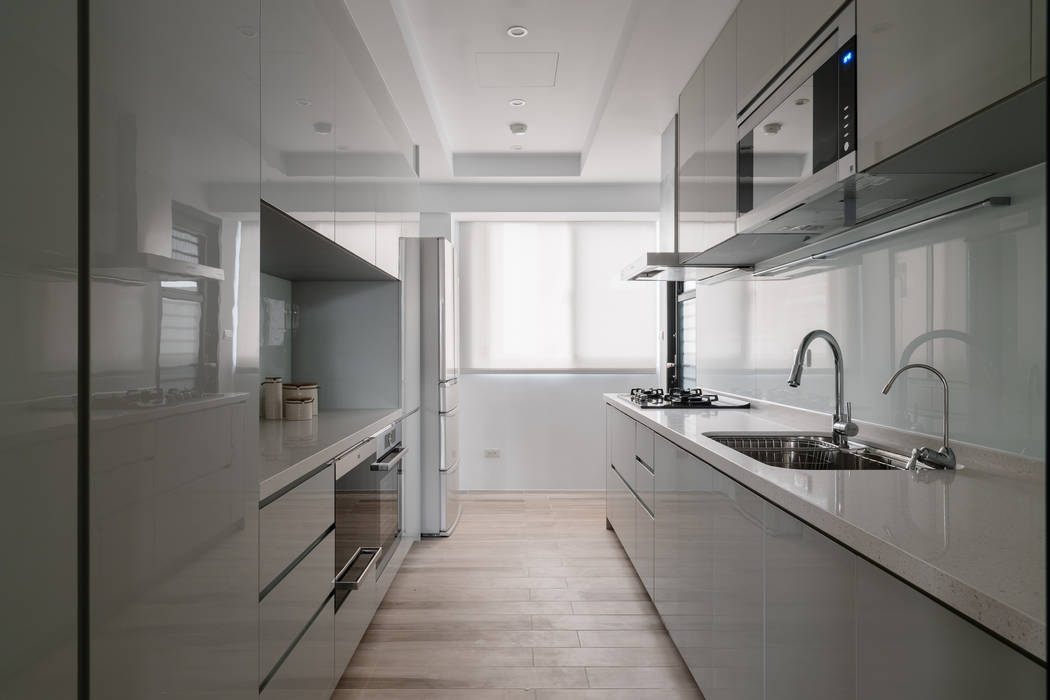 初 ‧ 跡, 築川設計 築川設計 Scandinavian style kitchen