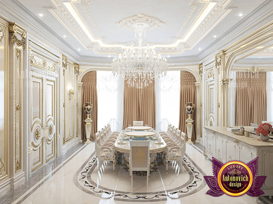 Phenomenal Classic Dining Room Design, Luxury Antonovich Design Luxury Antonovich Design