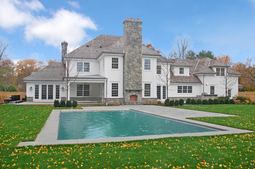 Colonial Spec House, Greenwich, CT, DeMotte Architects, P.C. DeMotte Architects, P.C. Casas coloniales