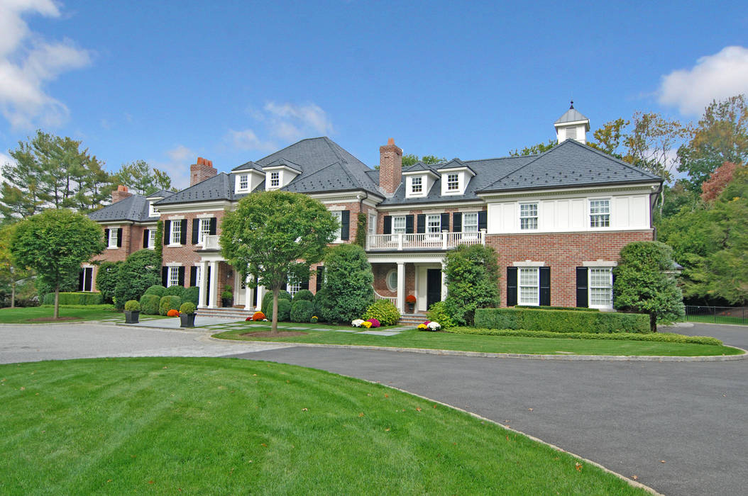 Georgian Colonial, Greenwich, CT , DeMotte Architects, P.C. DeMotte Architects, P.C. منازل