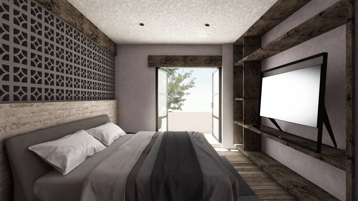 SAHAI ELIXIR, Mouret Arquitectura Mouret Arquitectura Dormitorios pequeños