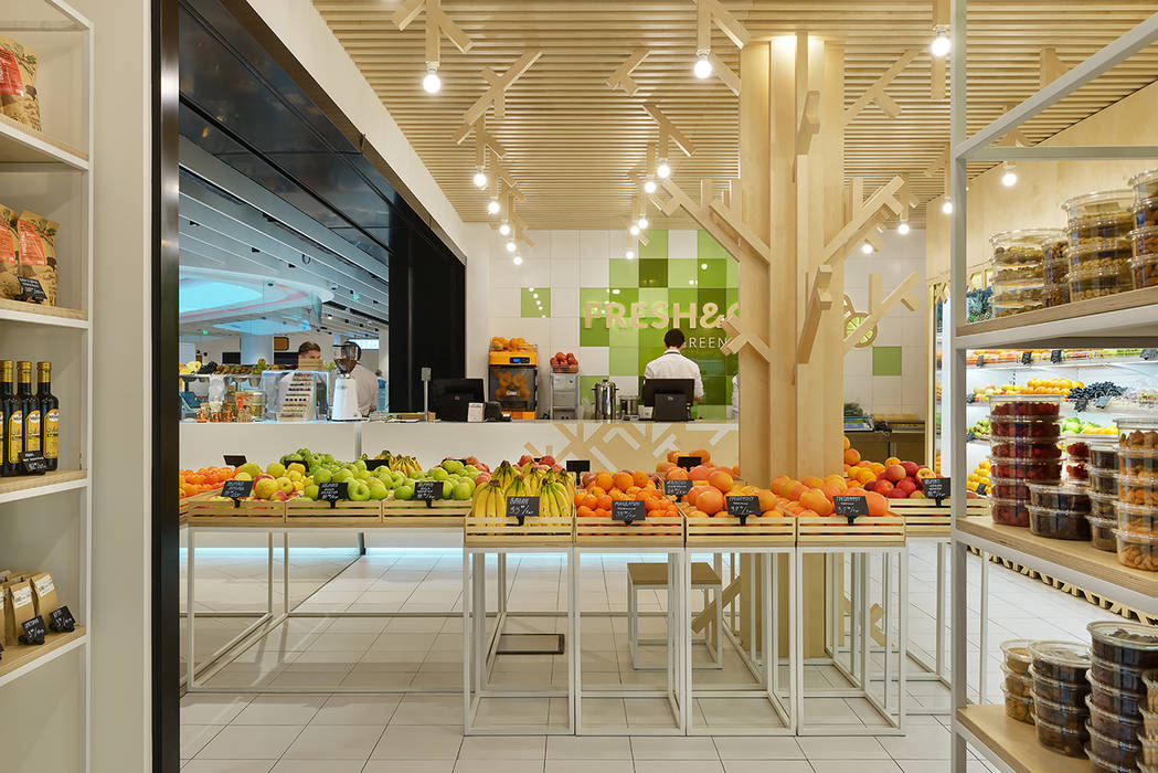 Fresh & Go. Design of a fresh bar , YUDIN Design YUDIN Design Commercial spaces Gastronomy