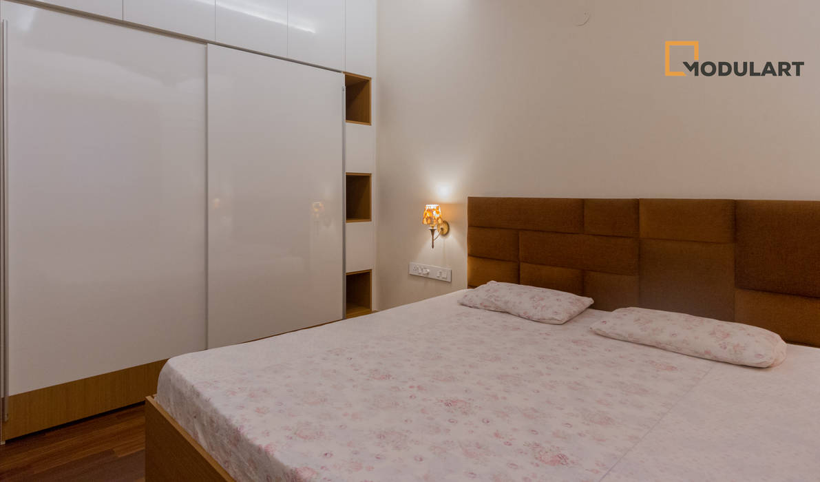 Adarsh Palm Retreat - 3BHK, Modulart Modulart Moderne slaapkamers