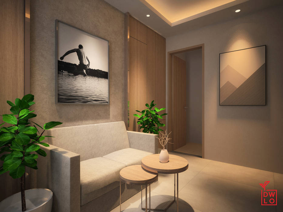 Sangkan Resort Aquapark, Dwello Design Dwello Design Modern living room Plywood