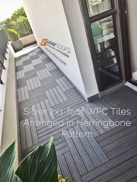 "Silver" Grey 2x1' Balcony Flooring Tiles in Mississauga, Outdoor Floors Toronto Outdoor Floors Toronto ระเบียง