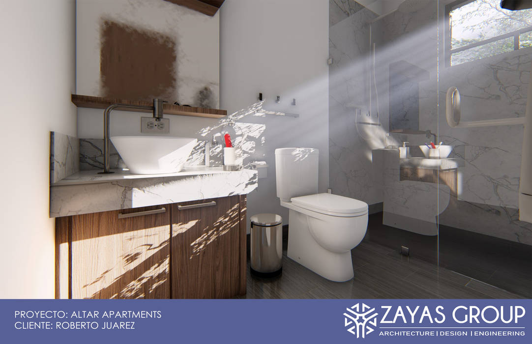 Altar apartments, Zayas Group Zayas Group Ванна кімната