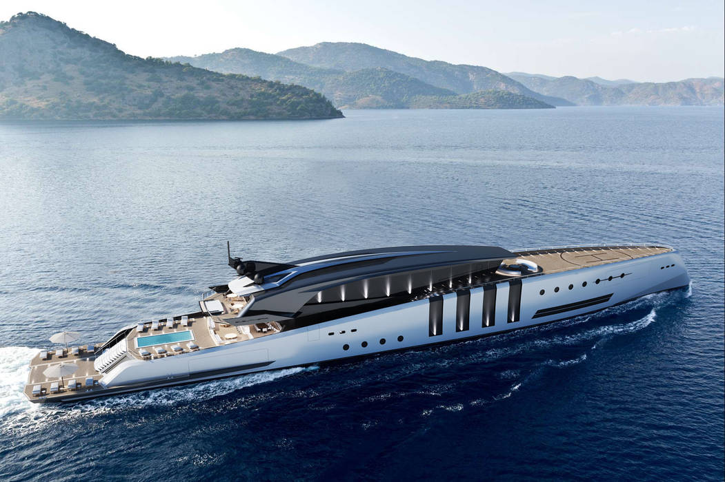 Eleuthera 100m, Azcarate Design Azcarate Design Yacht & Jet in stile moderno