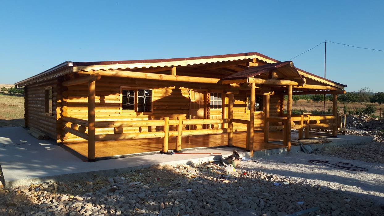 Tomruk ev dost ahşap modern ahşap ahşap rengi homify