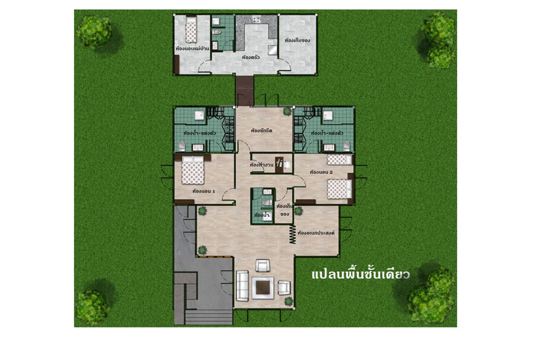 บ้านจำลอง 3D คุณช้าง, บริษัท พี นัมเบอร์วัน ดีไซน์ แอนด์ คอนสตรัคชั่น จำกัด บริษัท พี นัมเบอร์วัน ดีไซน์ แอนด์ คอนสตรัคชั่น จำกัด บ้านและที่อยู่อาศัย