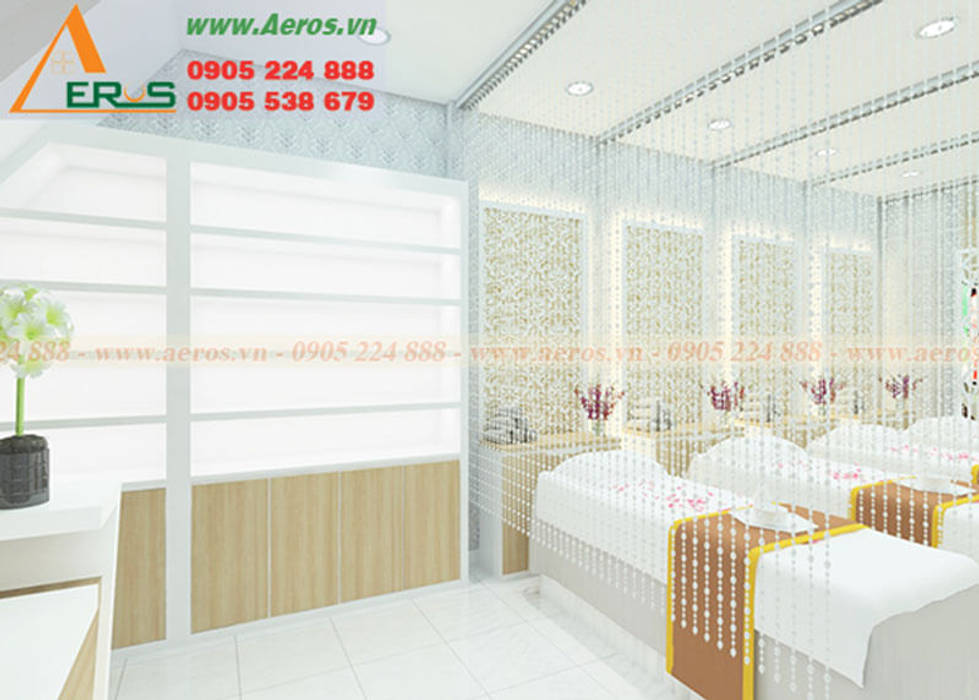 Thiet ke thi cong spa Bich Thuy - Dong Nai, xuongmocso1 xuongmocso1 Espacios comerciales Oficinas y Tiendas