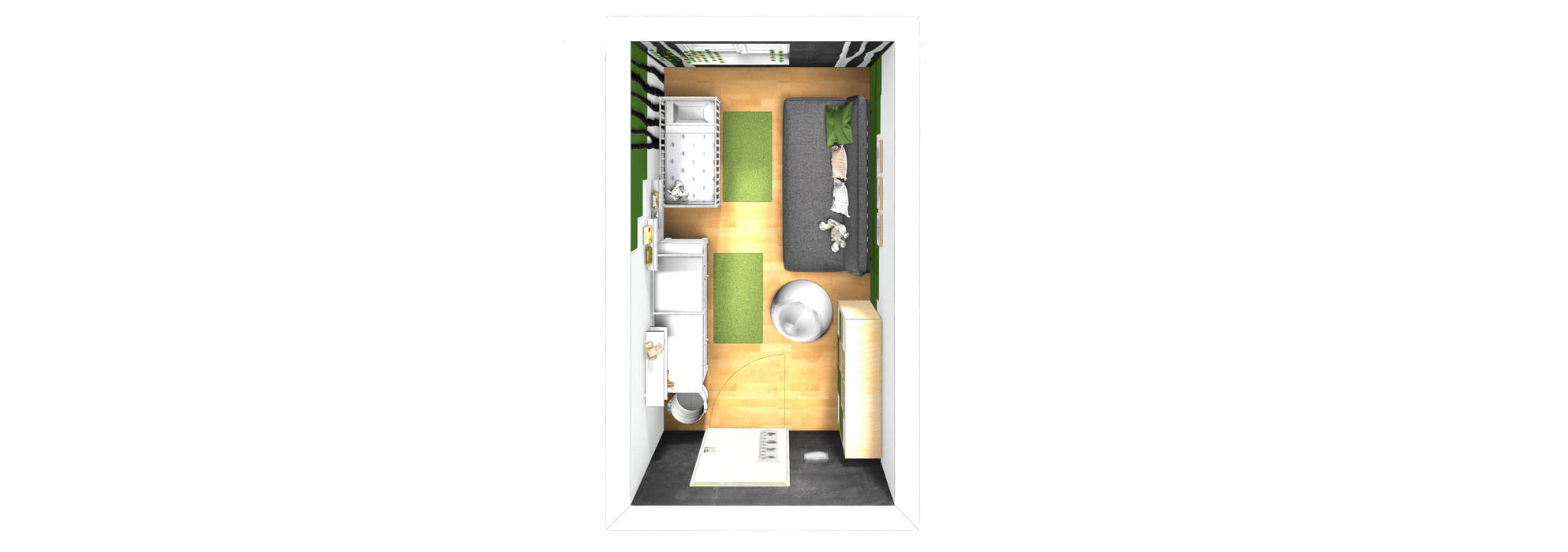 Babyzimmer: Wald, Der Schlüssel zum Glück - Interior Design Der Schlüssel zum Glück - Interior Design 赤ちゃん部屋