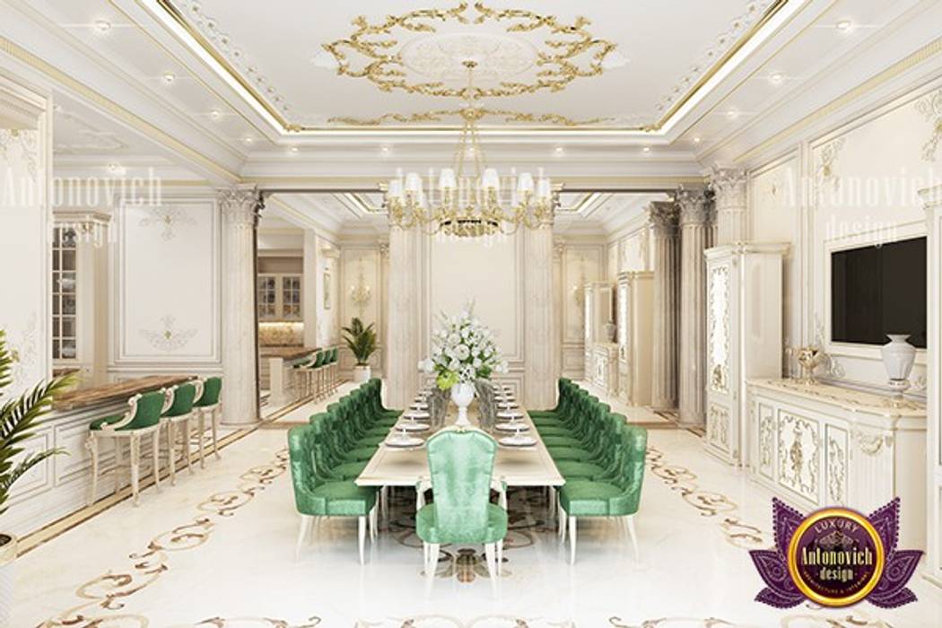 Nature Inspired Dining Room, Luxury Antonovich Design Luxury Antonovich Design