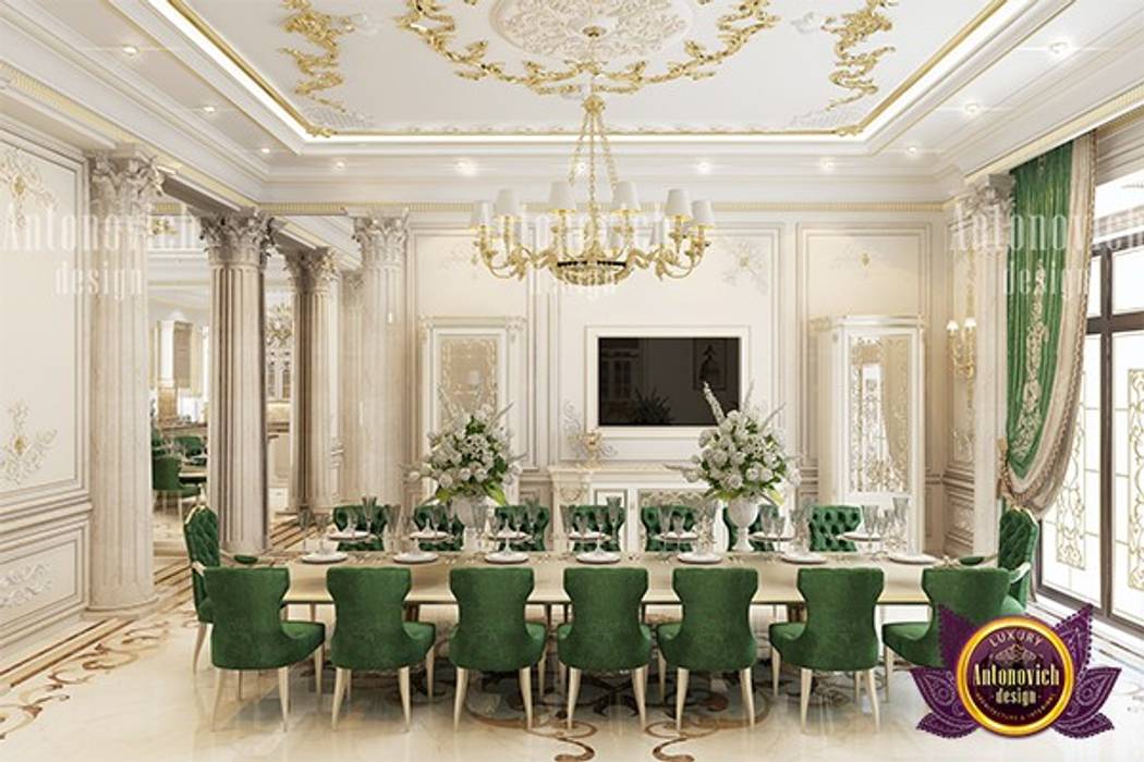 Nature Inspired Dining Room, Luxury Antonovich Design Luxury Antonovich Design