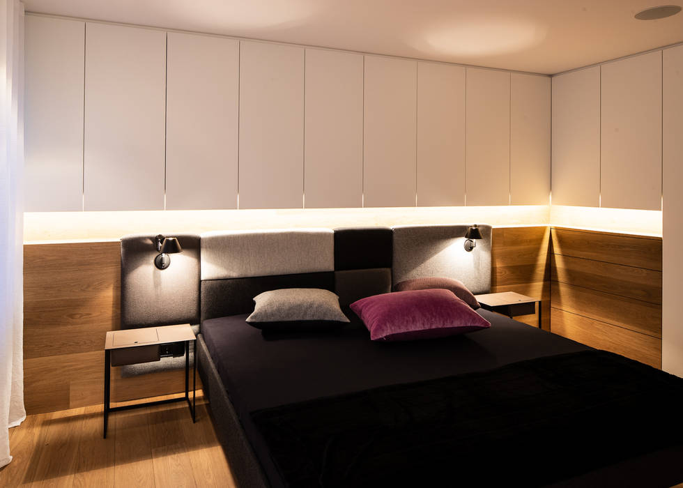 Modernisierung 50er Altbauwohnung, schulz.rooms schulz.rooms Modern style bedroom