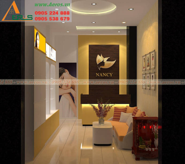 Thiet ke thi cong spa Nancy - Tan Phu, xuongmocso1 xuongmocso1 Espacios comerciales Oficinas y Tiendas