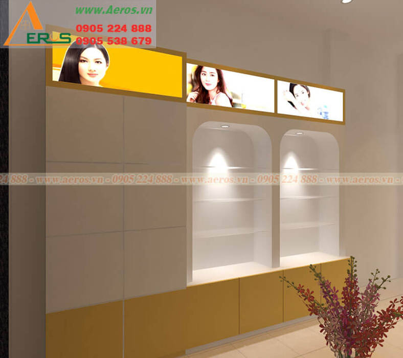 Thiet ke thi cong spa Nancy - Tan Phu, xuongmocso1 xuongmocso1 مساحات تجارية مكاتب ومحلات