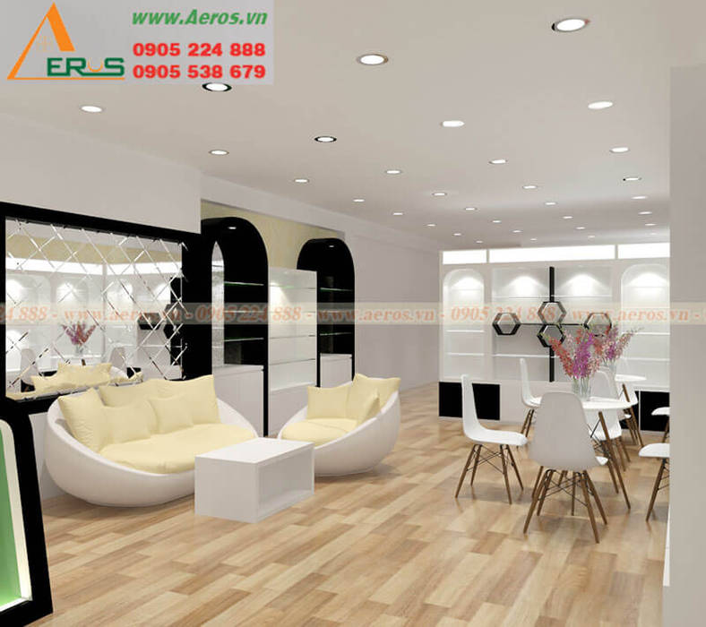 Thiet ke thi cong mine spa - Tan Phu, xuongmocso1 xuongmocso1 Commercial spaces Văn phòng & cửa hàng