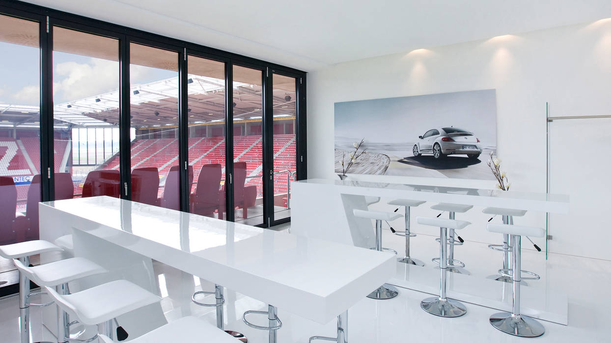 Coface Arena, Jensen Raumkonzept & Design Jensen Raumkonzept & Design Commercial spaces Stadiums